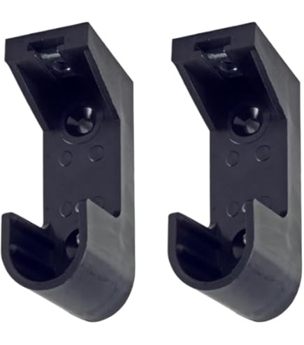 Supporti Per Asta Armadio Bricoleva | Set 2 Pezzi In Cromo Satinato | Reggitubo Laterale Per Appendiabiti | Altezza 65mm - Foto 3