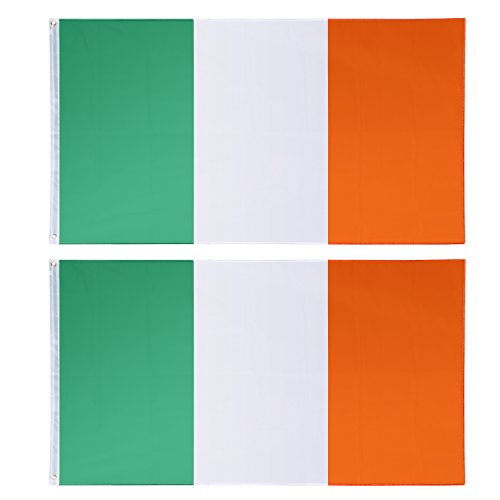 TRIXES Lot de 2 Drapeaux Irlandais Jeux Olympiques de Rio 2016