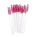 SONGQEE(TM) 50PCS Disposable Eyelash Mini Brush Mascara Wands Applicator Spoolers Makeup (Rose)