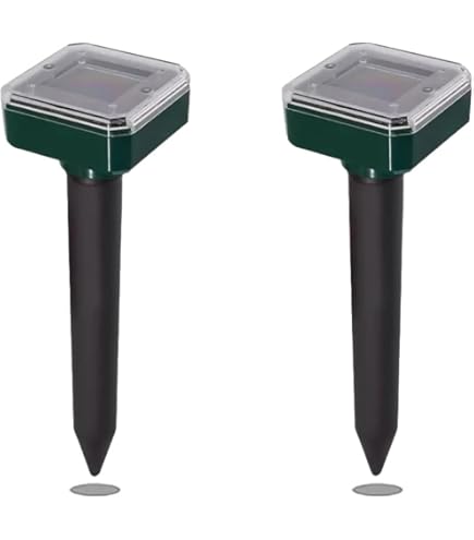 Anti Taupe Ultrason Solaire, 6 PCS Anti Taupe Efficace Ultrason Taupe Repulsif A Taupes A Ultrasons Ip65 Repulsif Solaire De Taupe Repulsif Serpent Ultrason Pour Repousser Les Taupes 87217722