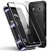 Produktbild Huawei Mate 10 Pro Hülle, ZHIKE Magnetische Adsorption Handyhülle Ultra Dünn Metallrahmen Hartglas mit eingebautem Magnetklappdeckel für Huawei Mate10 Pro (Transparent Schwarz)
