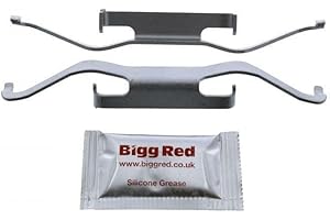 Bigg Red - Brake Pad Retaining Spring Kit - Compatible with, Front Left & Right