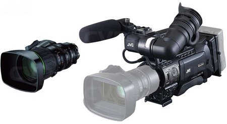 Preisvergleich Produktbild JVC GY-HM850-KT14 HD die mit Objektiv Canon KT14x4.4B KRS