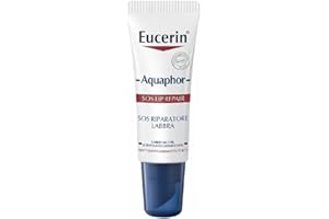 Eucerin Aquaphor Suchy I Pęknięty Balsam do ust Sos Lip Repair, Multi, 10ml
