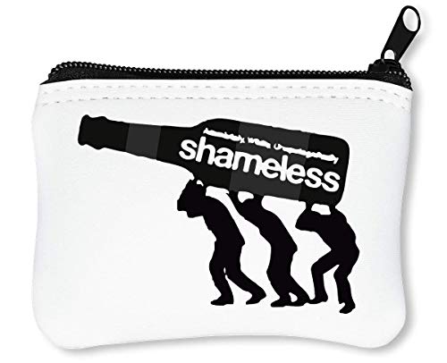 Preisvergleich Produktbild Shameless is Way Heavy Reißverschluss-Geldbörse Brieftasche Geldbörse