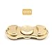Produktbild Ocool Spinner Fidget Spielzeug, Fidget Spinner Focus Spielzeug Pure Aluminium High Speed   Spins Hilft Fokussierung für Angst Stress Reducer entlastet Autismus Erwachsene Kinder, Golden