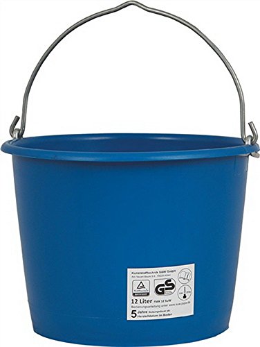 Preisvergleich Produktbild Baueimer Inhalt 12l schwer kranbar blau