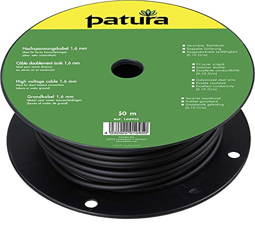 Preisvergleich Produktbild Patura Hochspannungs-Elektrozaunkabel 1,6mm, 50 m Rolle