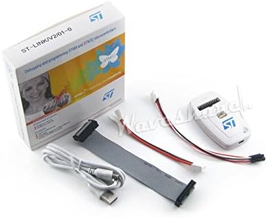 Venel Electronic Component, St-Link/V2 (Cn), STM Programmers & Debuggers, An In-Circuit Debugger and Programmer for The STM8 and STM32 Microcontroller Families, 5V Power Supplied by a USB Connector
