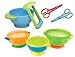 NUK Mash N Serve Bowl with Food Shears & Stay Put Suction Bowls