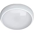 LightHub 14W LED Flush Wall Ceiling Round Bulkhead Light - White 3000K 4000K 6000K (3hr Emergency)