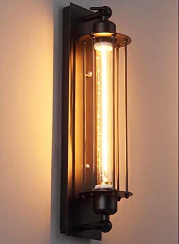 Midore Vintage Wall Light Tube BulbsIndustrial Style Lighting Sconces Rustic Wall Lamp Indoor Home Retro Lights Fixture