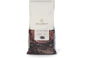 Callebaut Pennini di cacao 100% migliori chicchi di cacao belga arrostiti 800 g
