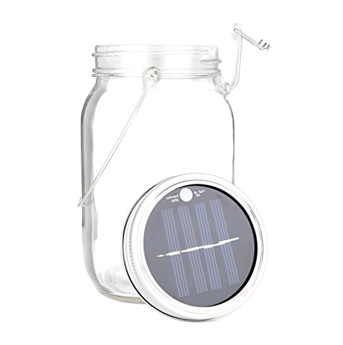 Sun Jar von CasaBasics – attraktive und hochwertige Solarlampe im Einmachglas mit 4 LEDs – Solarleuchte - 2