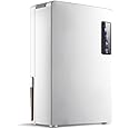 Zertylre 2.2L Dehumidifier, Portable and Quiet Moisture Absorber with a Drain Pipe Two Working Modes Could Auto off Energy Saving Suitable for 15~30m² Bedroom Home Kitchen Closet