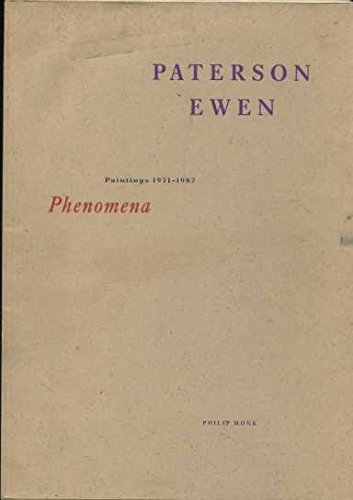 couverture de : Phenomena, Paintings 1971-1987