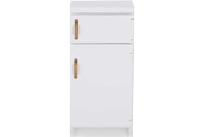 ATYHAO Dollhouse Furniture, 1:12 Miniature Wooden Refrigerator High Simulation Kitchen Prop for Kids Toddler Friends Dollhouse Supplies