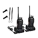 Produktbild Funkprofi 2x Walkie Talkie, Baofeng BS-888S Wireless Professionelle Funkgeräte Set 16 Kanäle Reichweite 3 km Hand-Funkgerät CTCSS/DCS Rauschsperre 400-470 MHz mit Desktop Ladegerät (ohne Kopfhörer)