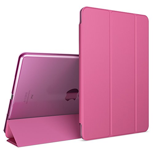 Apple iPad Air 1 Hülle Smart-Case von NICA, Ultra-Slim Cover Dünne Tablet Schutzhülle, Kunst-leder Hardcase Multi-Ständer Tasche, Display-Schutz & Backcover Flip-Case Klapphülle Sleeve - Pink