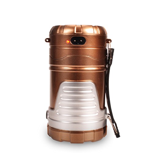 Preisvergleich Produktbild LYGOO Camping Laterne Night Lights Tragbare Solar Wasserdicht Lampe eingebaute wiederaufladbare USB Wiederaufladbare Power Bank Arbeitsleuchte Ideal für Zelt / Zuhause / Outdoor-Aktivitäten