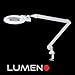 Produktbild Lumeno 7243/7245 LED- Lupenleuchte/Arbeitsplatzlampe, mit extra großer 170mm Echtglas-Linse, Lupenlampe mit extra großer Linse ideal als Lesehilfe 5