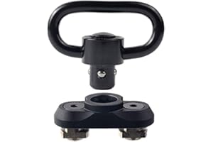Hunting Explorer QD Sling Mount Sling Swivel 1,25 Zoll Adapter Basis Befestigung für M lok Schiene, schnell abnehmbar für 2-Punkt-Schlinge