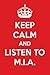 Produktbild Keep Calm And Listen To M.I.A.: M.I.A. Designer Notebook