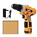 Produktbild CHOULI 12V / 16,8V / 21V Bohrmaschine Lithium Akku Akkuschrauber EU 16,8V Orange