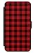 Produktbild Case Warehouse iPhone X Rot Schwarz Prüfen Schutz Gummi Handyhülle TPU Bumper Tartan Rob Roy Kariert Mode Macgregor