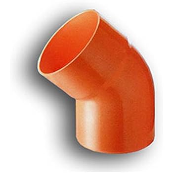 Curva PVC 87° Chiusa Diametro 140mm - Per Tubi Idraulici E Fognari, Colore Rosso - Foto 4