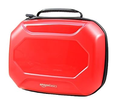 AmazonBasics Étui de rangement ultime pour Nintendo Switch, Rouge