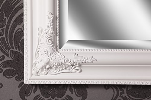 Spiegel Wandspiegel weiss Barock LEILA 65 x 50 cm - 4