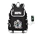 Produktbild GuiSoHn Anime Undertale Backpack Schüler Schultasche Laptop Rucksäcke Freizeittasche Daypack with USB Charging Port