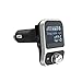 Produktbild Shopper Joy FM Transmitter Auto Bluetooth mit Mikrofon, 1,44" Display, 2 USB, TF-Karte Slot, Aux-Eingang, für Smartphone Tablet MP3 Player - Schwarz