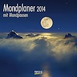Image de Mondplaner mit Mondpausen 2014. Broschürenkalender: Broschürenkalender mit Ferienterminen und Mond