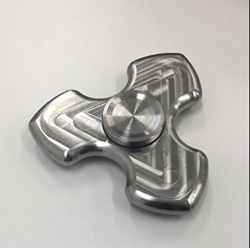 Sunnytech Stainless Steel Fidget Spinner EDC Toy Gift Hand Spinner Puzzels For ADHD Autism HS56-1