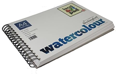 Local Art Pad A4 Bockingford Watercolour spiral bound paper pad 25 sheets 300gsm