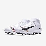  Nike Superfly 6 Academy FG/MG, Zapatillas de Fútbol para Hombre, Blanco (White/Black/Pure Platinum 109), 43 EU
