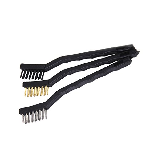 Gazechimp Mini-Drahtbürste Set 3 x Drahtbürsten - 4