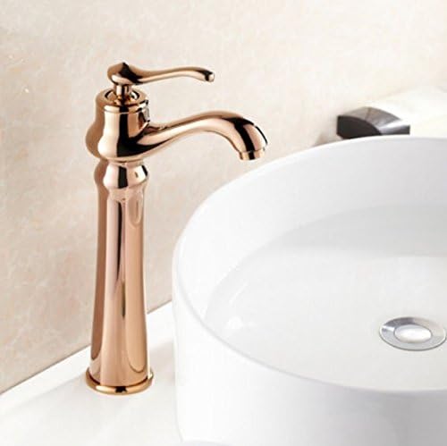 Hot Washbasin Faucet full copper hot and cold bathroom faucet antique continental gold faucet dual rose gold taps