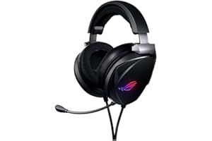 Asus ROG Theta 7.1 USB-C Gaming Headset with 7.1 Surround Sound, AI Noise-Cancelling Microphone, ROG Home-Theatre-Grade 7.1 DAC, ESS Quad-Drivers for PC, PS5, Nintendo Switch and Smart Devices,Black