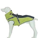 Bitte beachten Sie die Größentabelle in der Beschreibung. Die Hundejacke fällt größer aus, somit empfehlen wir Ihnen 1-2 Nummer kleiner als gewöhnt auszuwählen