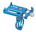 Produktbild LIHONG Mobiltelefon-Ständer Aluminiumlegierung Handy Halter Fahrrad Mountainbike, Motorrad Batterie Auto Navigation Fahrt Nach Rack, Blau