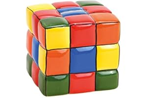 MC-TREND MC Trend Tirelire cube magique coloré, en céramique, verrouillable, idée cadeau
