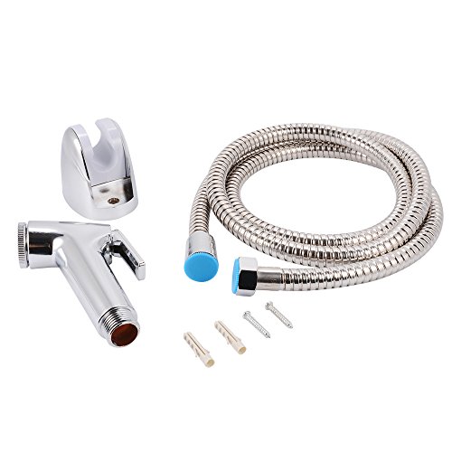 XCSOURCE® Handheld Bidet WC Wasser Sprayer Shattaf Douche Duschkopf Schlauch mit Halterung Halter HS852 - 2