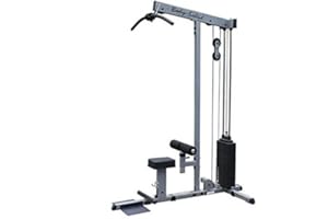 Body-Solid GLM-84 Latzug Ruderzug mit 95kg- oder 130kg-Gewichtsblock
