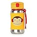 Skip Hop Zoo Stainless Steel Straw Bottle (Monkey)