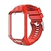 Produktbild Happysdh Armband für Tomtom Adventurer / Golfer2/Runner 3 Watch, Smartwatch Zubehör Silikon Ersatzarmband Armbänder Smartwatch für Männer Frauen