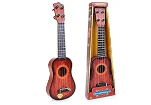 Sajani Mini Musical Guitar Instruments for Kids || Learning Toys for Girl & Boys ,4 String Mini Guitar Toy for Kids , Guitar for Beginners - Pack of 1