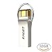 Produktbild EAGET V90 Handy USB-Stick 32 GB OTG Speicherstick Memory Stick mit duale steckern - USB3.0 und Micro-USB für Tablets und Smartphones mit Schlüsselring